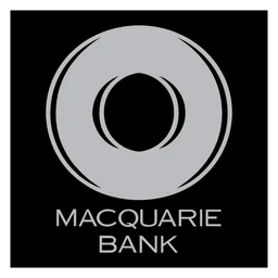 Macquarie logo, black icon version, on a transparent background