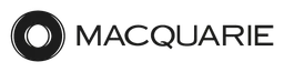 Macquarie logo, black wordmark version, on a transparent background