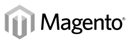 Magento logo, black wordmark version, on a transparent background