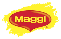 Maggi logo, horizontal version, on a transparent background