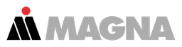 Magna logo, monochrome wordmark version, on a transparent background