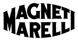 Magneti Marelli logo, black version, on a transparent background