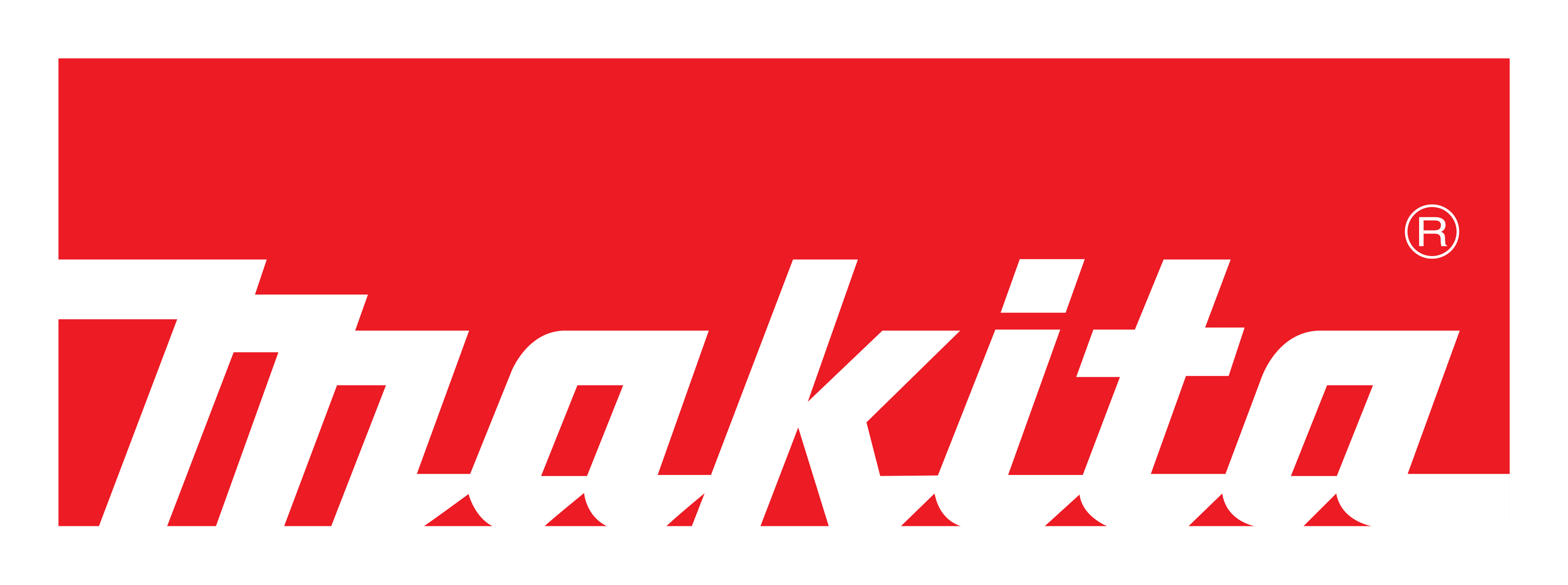 Makita logo on a transparent background