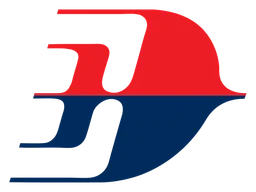 Logo da Malaysia Airlines, versão horizontal, em fundo transparente