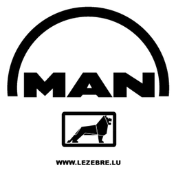 Man logo, black icon version, on a transparent background