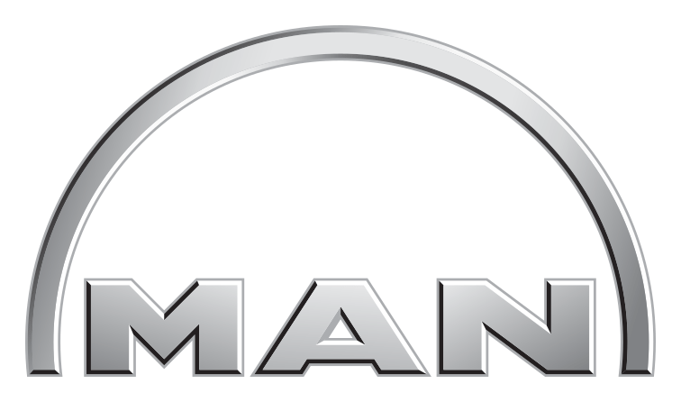 Man logo on a transparent background