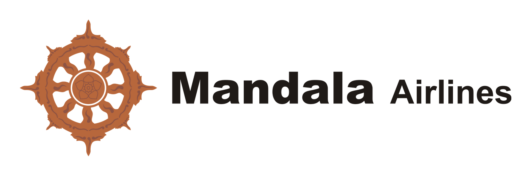 Mandala Airlines logo on a transparent background