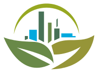 Manufacturing logo, horizontal version, on a transparent background
