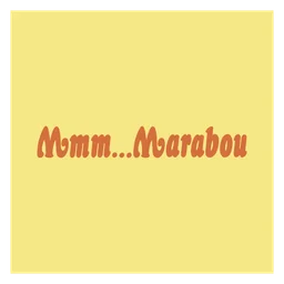Marabou のロゴ、アイコンバージョン（背景透過）