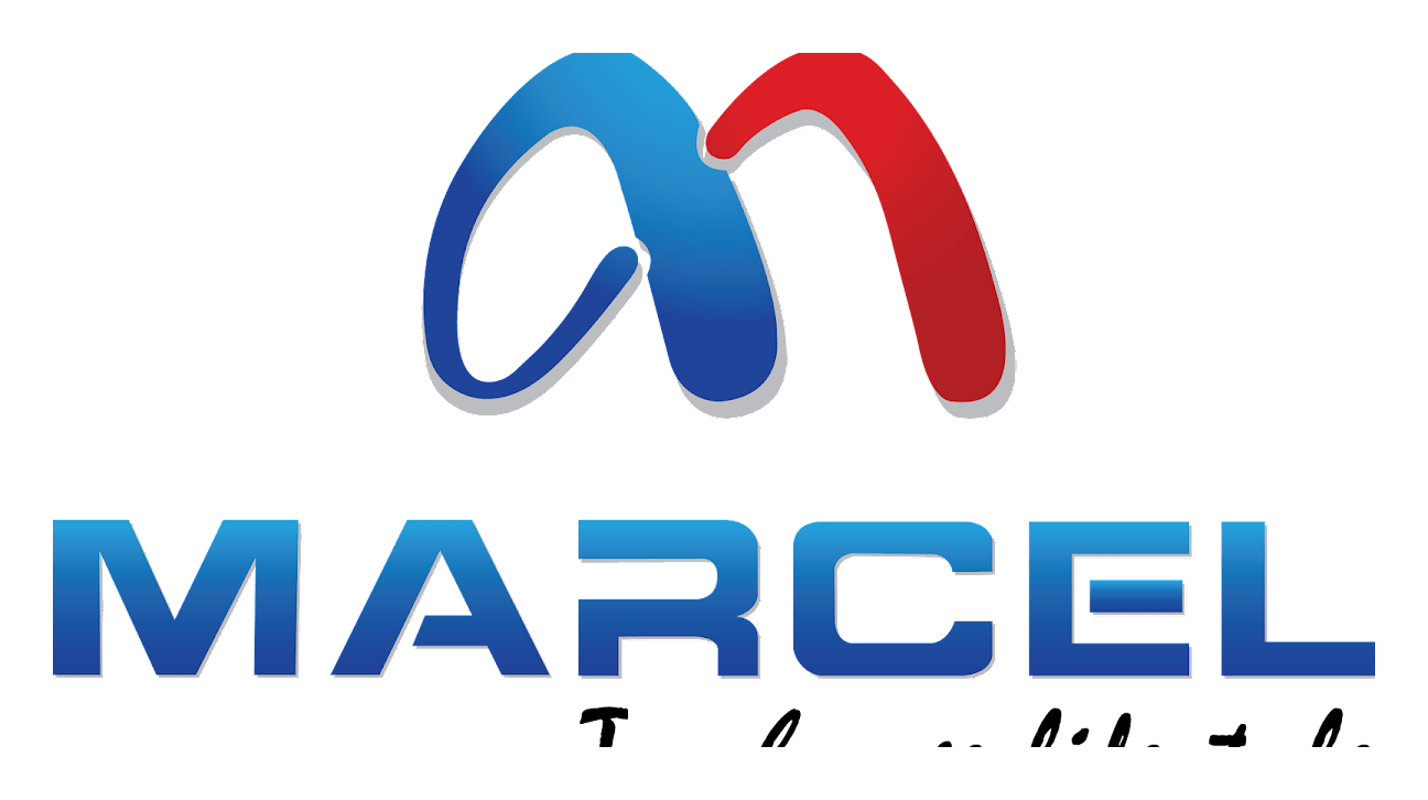 Marcel logo on a transparent background