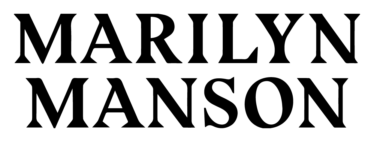 Marilyn Manson logo on a transparent background