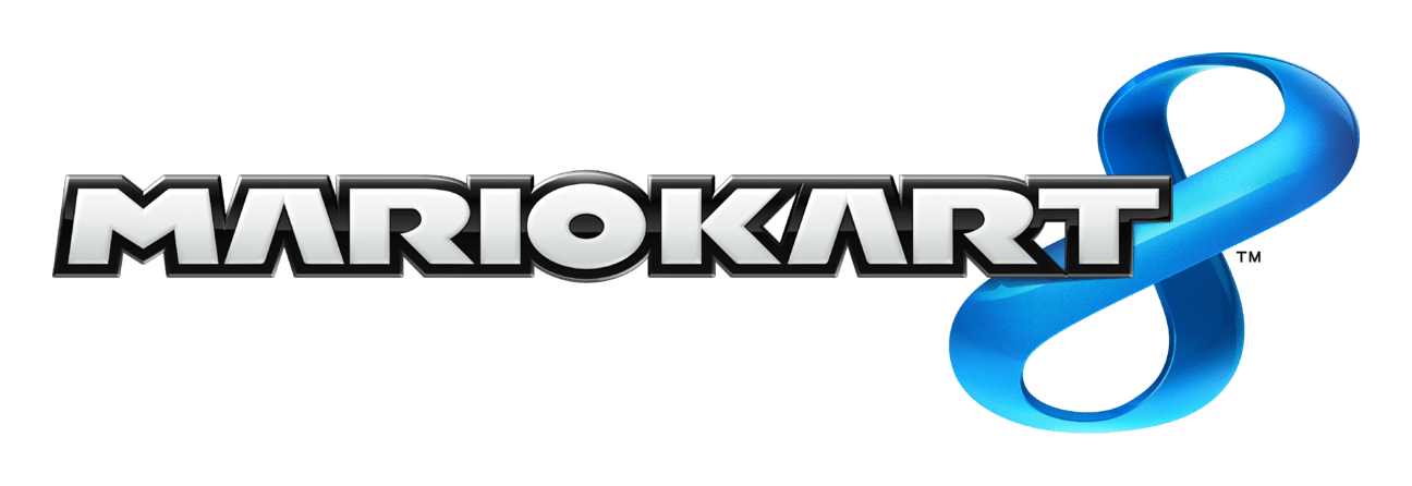 Mario Kart logo on a transparent background