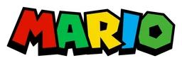 Mario logo, wordmark version, on a transparent background