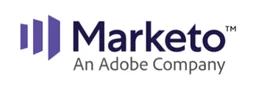 Marketo logo, white wordmark version, on a transparent background