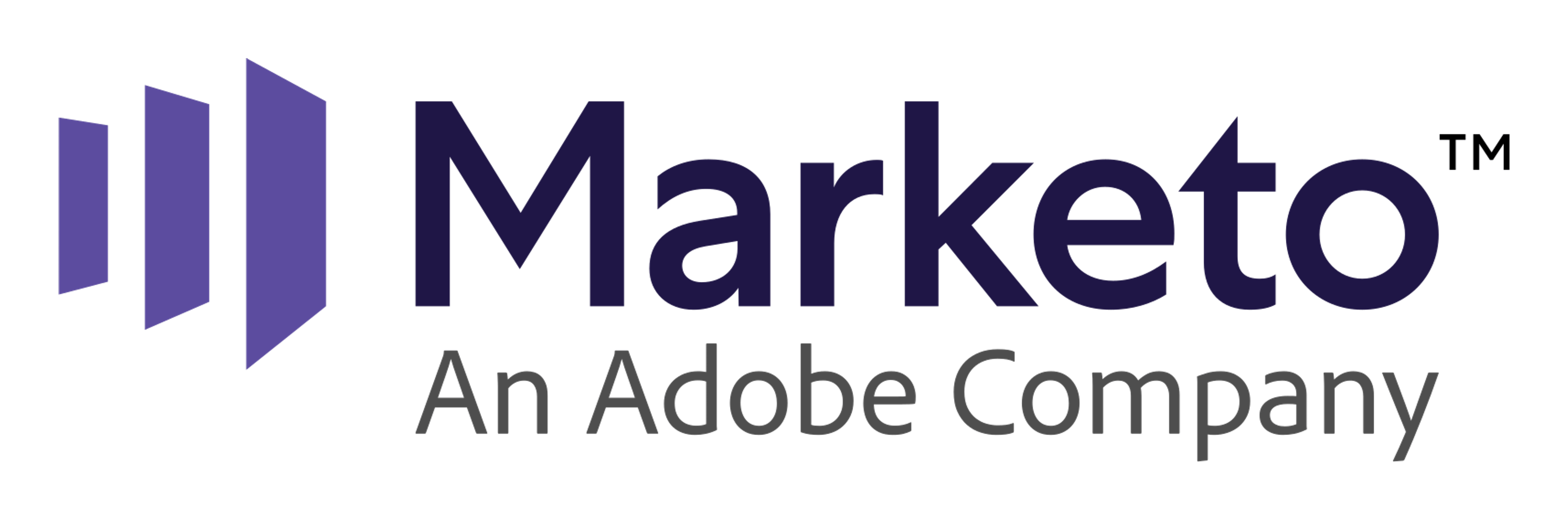 Marketo logo on a transparent background