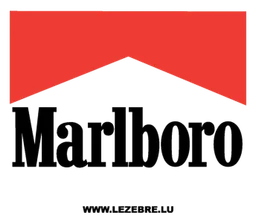 Marlboro logo, icon version, on a transparent background