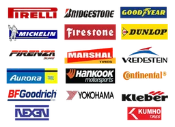 Marshal Tires logo, horizontal version, on a transparent background