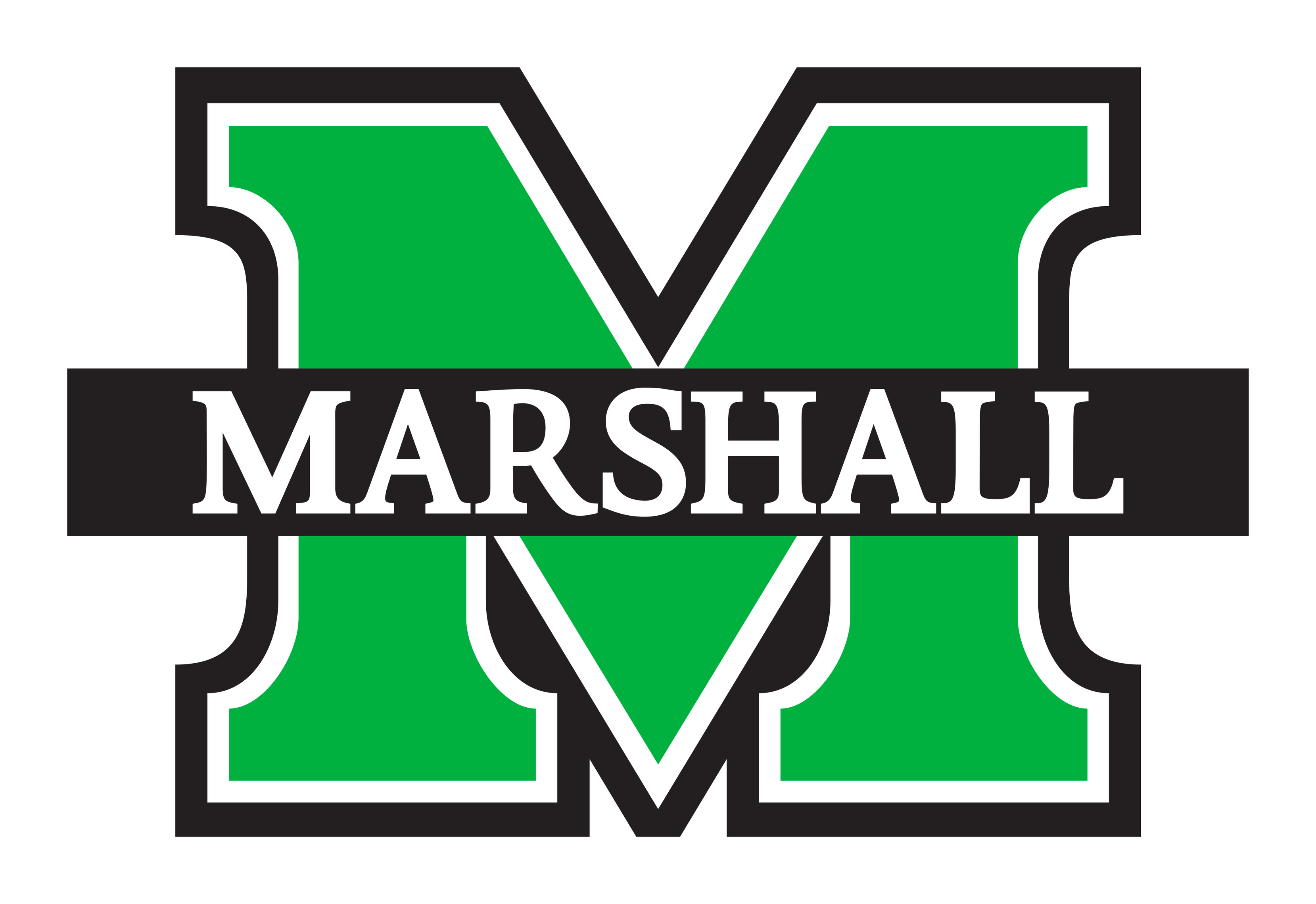 Marshall logo on a transparent background