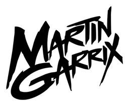 Martin Garrix logo, black version, on a transparent background