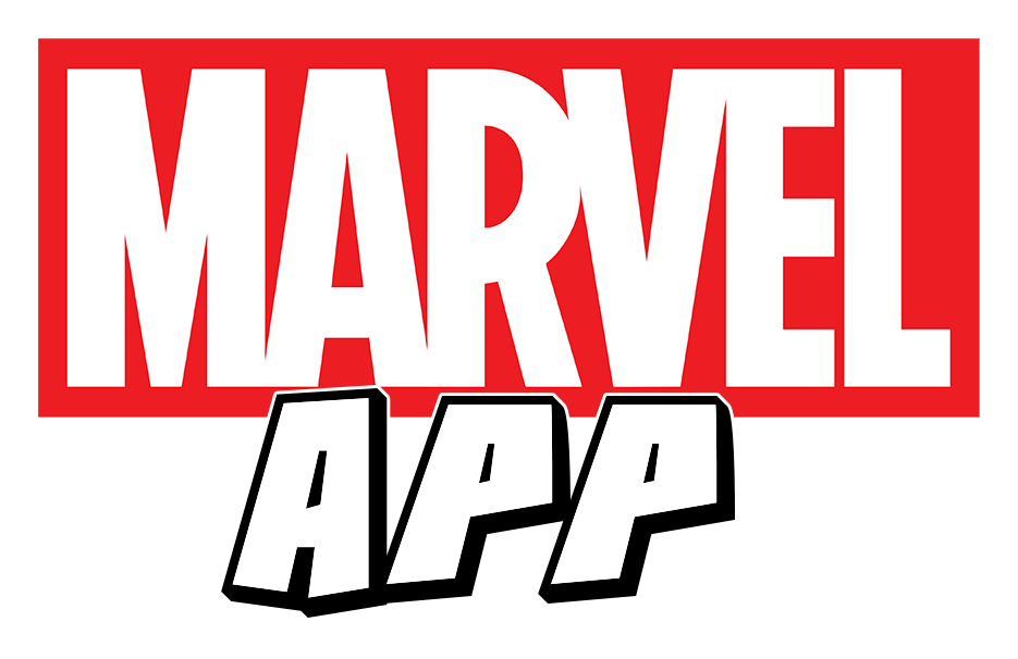 Marvel App logo on a transparent background