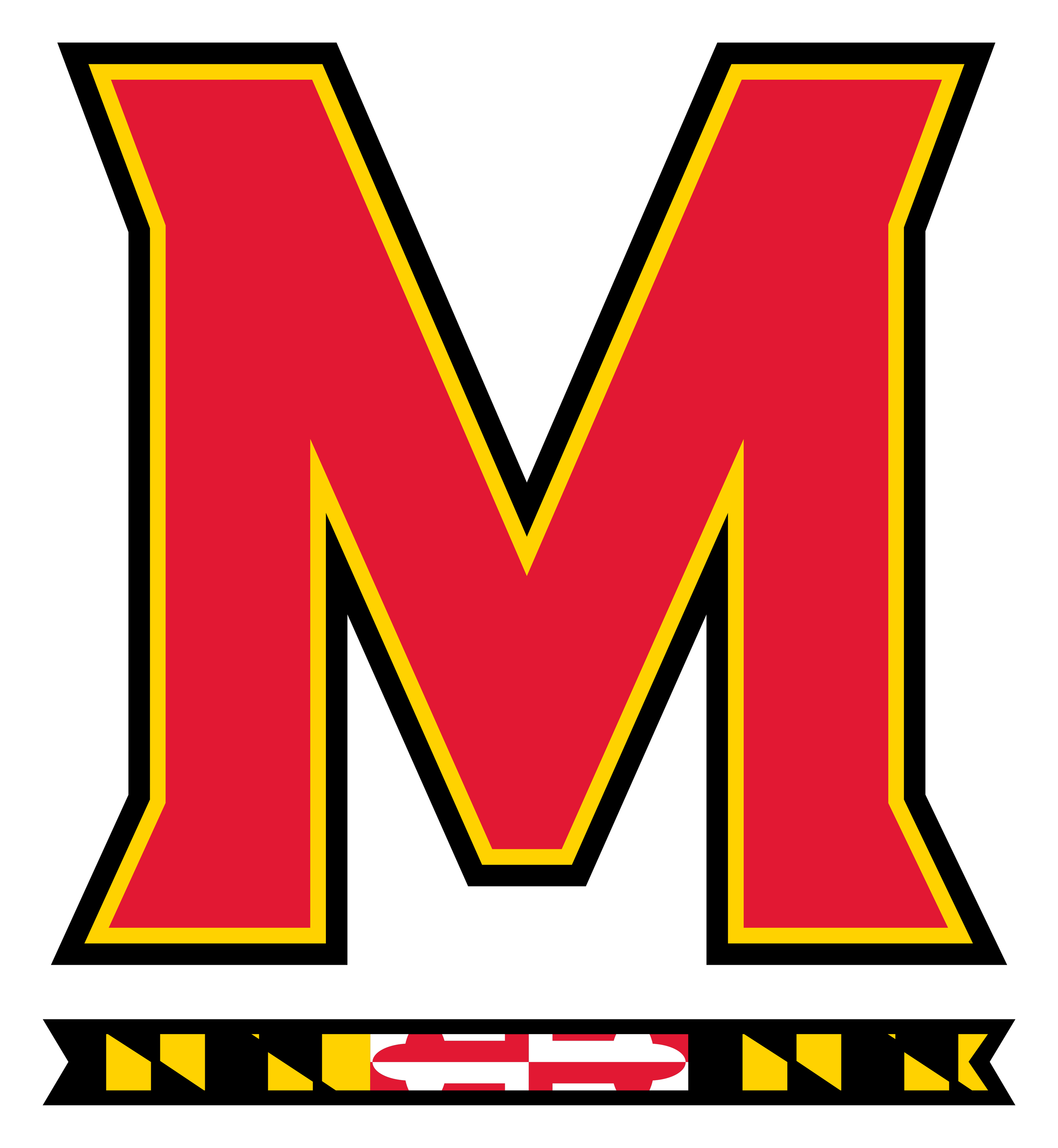 Maryland Terrapins logo on a transparent background