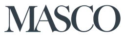 Masco logo, black wordmark version, on a transparent background