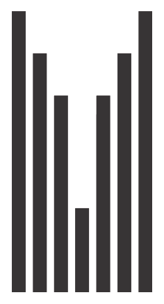 Masp logo, black version, on a transparent background