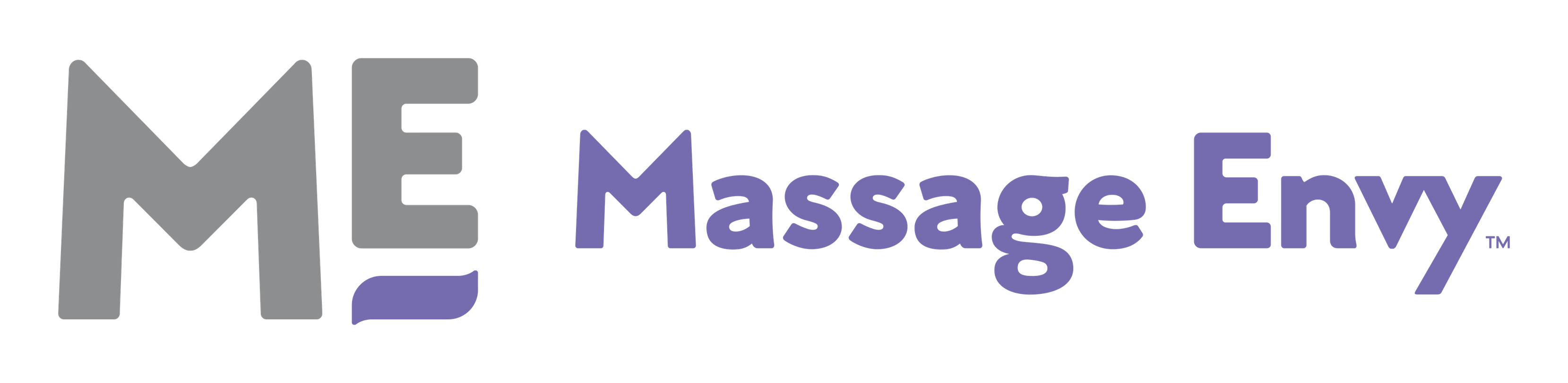 Massage Envy logo on a transparent background