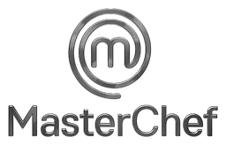 Masterchef logo, monochrome version, on a transparent background