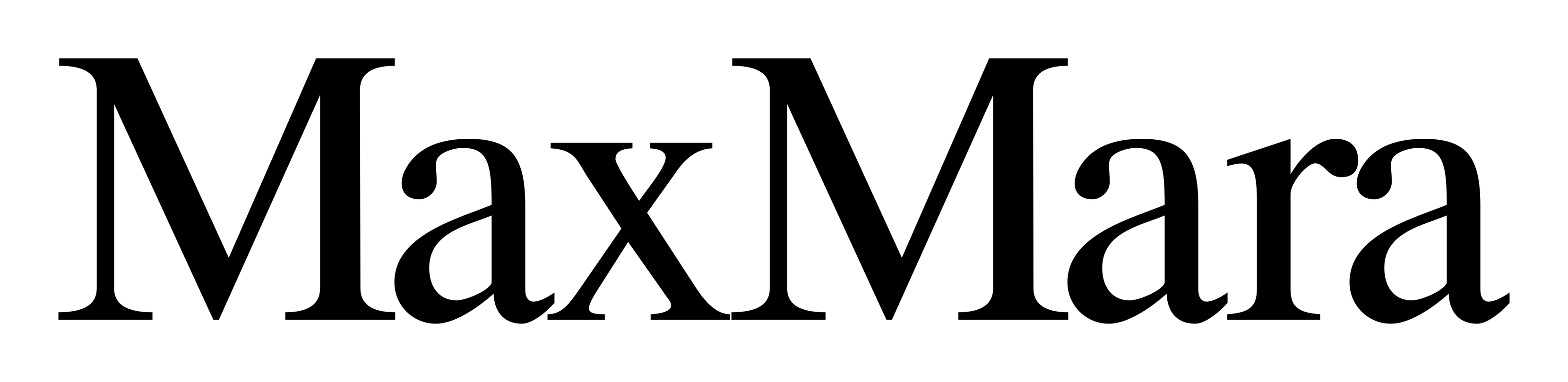 Max Mara logo on a transparent background
