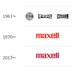 Logo da Maxell, versão ícone branco, em fundo transparente