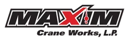 Maxim logo, monochrome wordmark version, on a transparent background