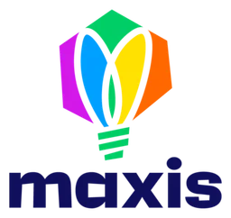 Maxis logo, icon version, on a transparent background