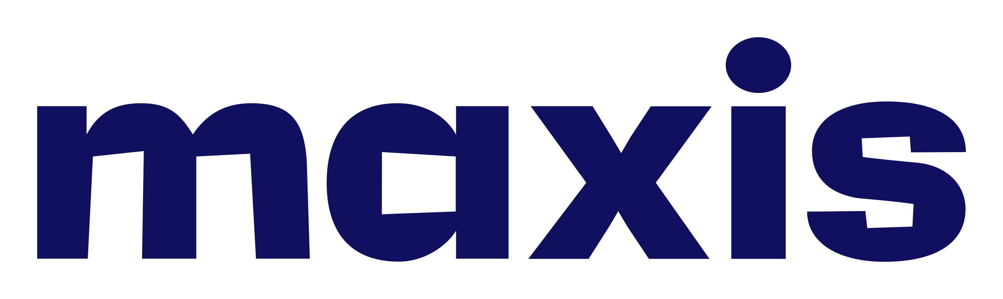 Maxis logo on a transparent background