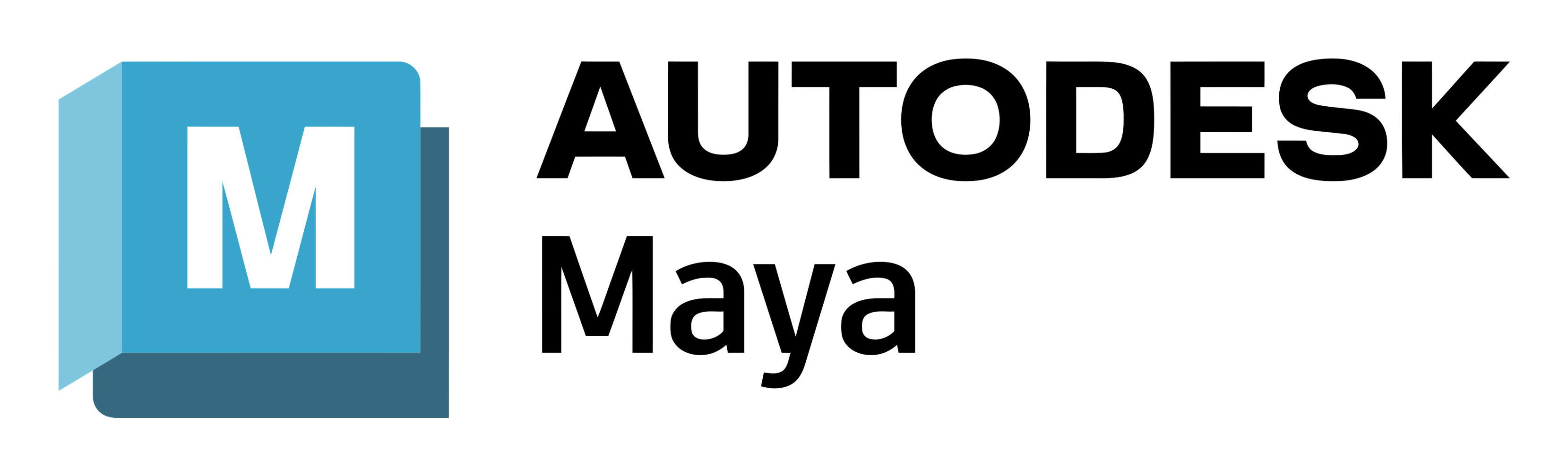 Maya logo on a transparent background