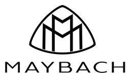 Maybach logo, black version, on a transparent background