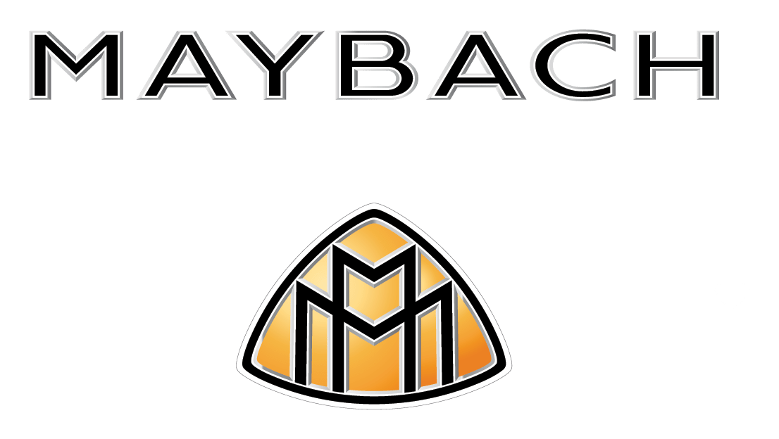 Maybach logo on a transparent background