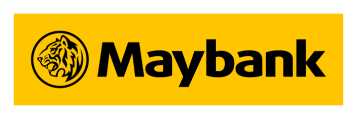 Maybank logo on a transparent background