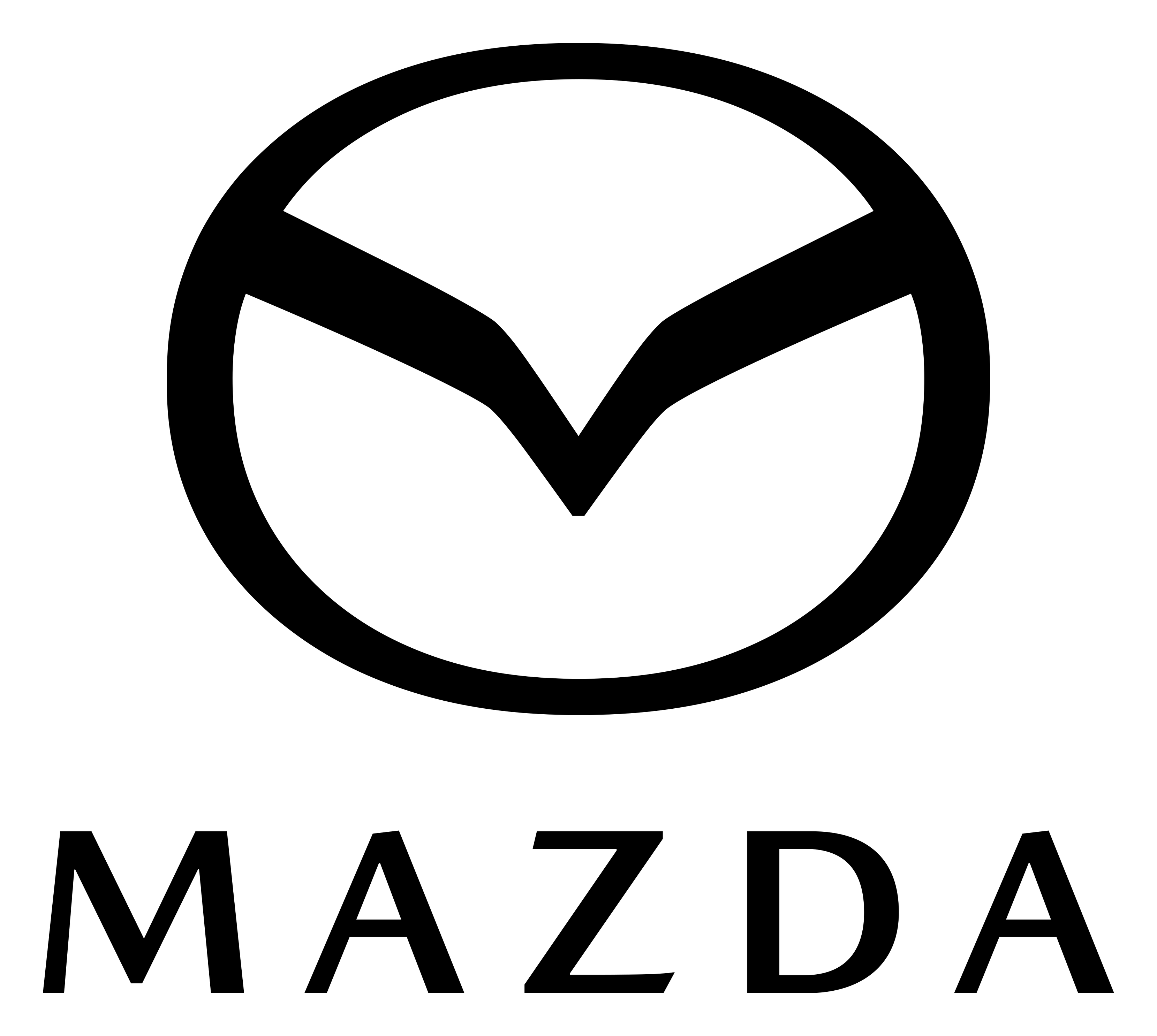 Mazda logo on a transparent background