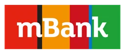 Mbank logo, wordmark version, on a transparent background