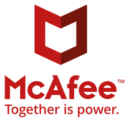Mcafee logo, icon version, on a transparent background