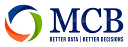 MCB logo, wordmark version, on a transparent background