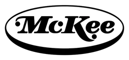 Mckee logo, monochrome version, on a transparent background