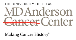 MD Anderson logo, monochrome version, on a transparent background