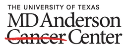 MD Anderson logo, monochrome wordmark version, on a transparent background