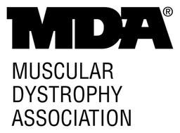 Mda logo, black version, on a transparent background