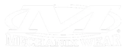Mechanix Wear logo, white wordmark version, on a transparent background