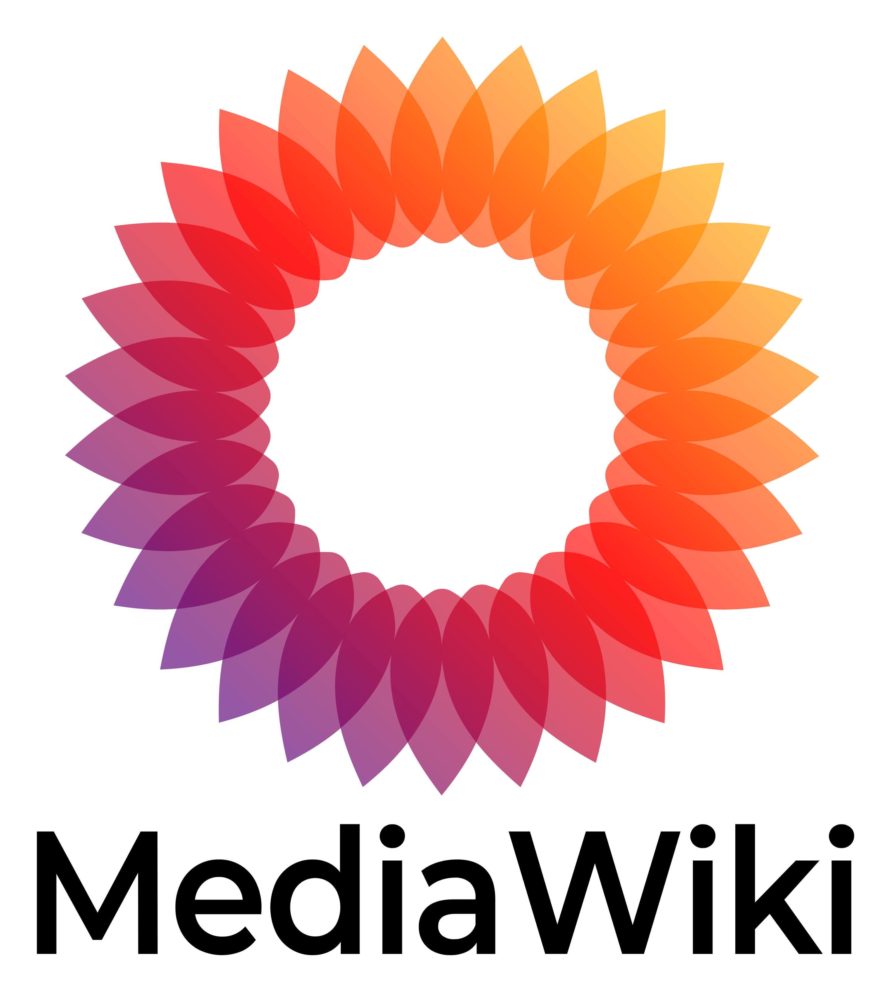 Media logo on a transparent background