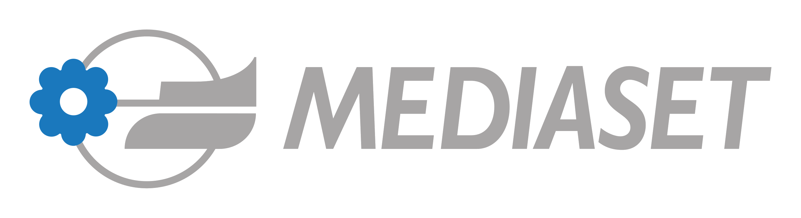 Mediaset logo on a transparent background