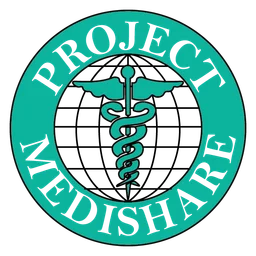 Medishares logo, icon version, on a transparent background